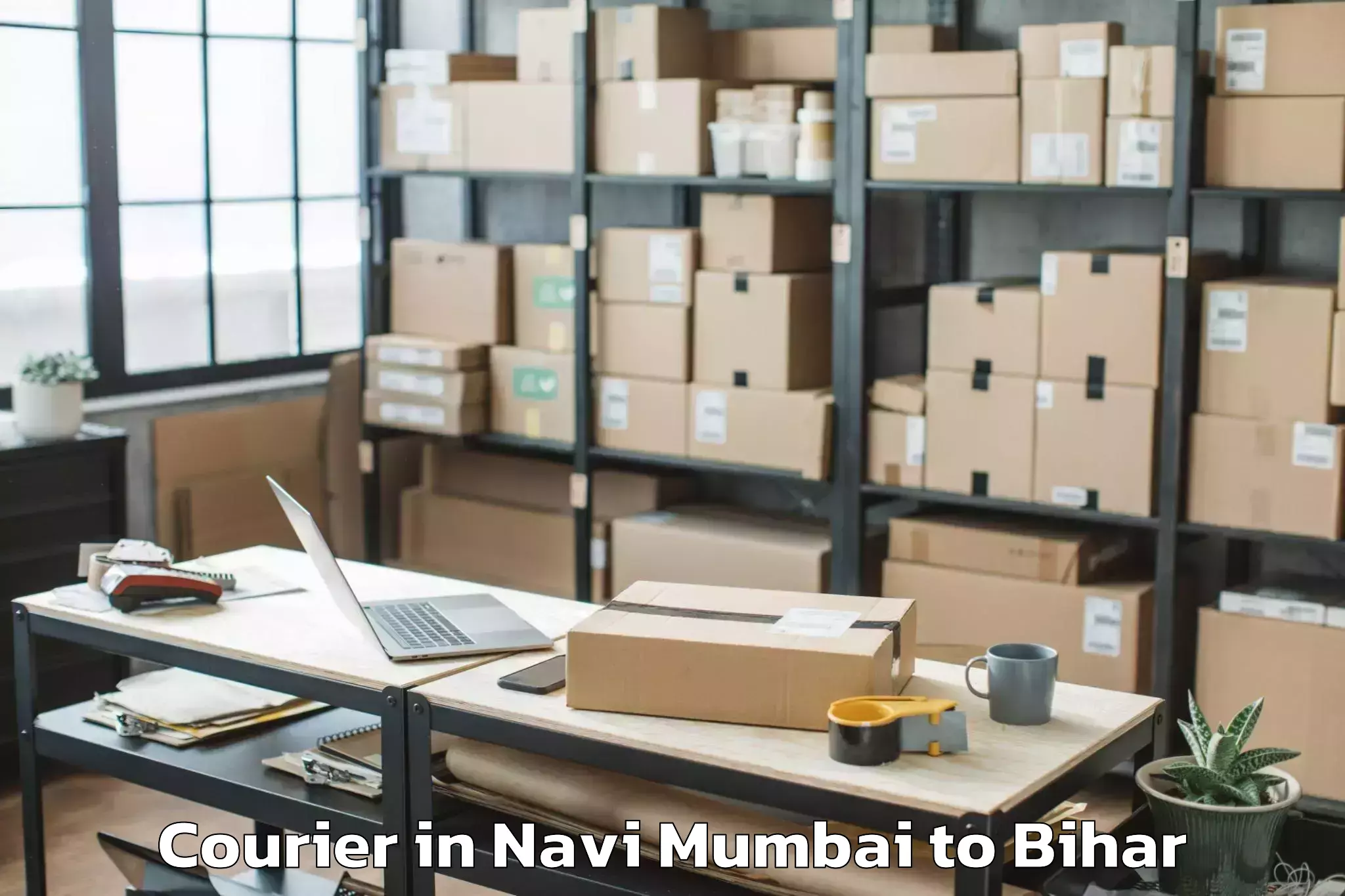 Navi Mumbai to Shergarh Courier Booking